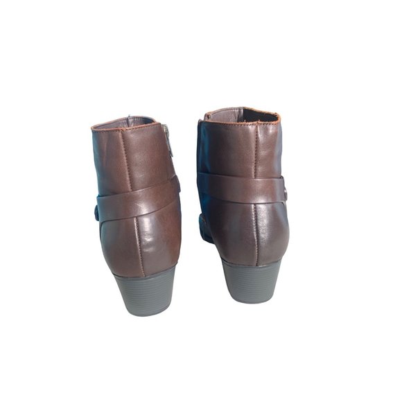 Propet Women's Topaz Ankle Boot ESPRESSO Size 10 - Picture 3 of 13